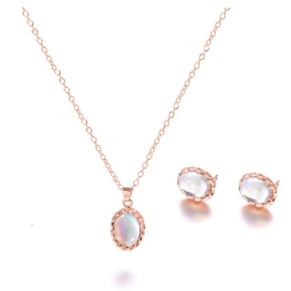 Jewelry - New Opal Jewelry Set Necklace Jewelry - New Opal Jewelry Set Necklace